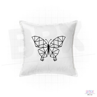 Kussenhoes 'Geometrische Vlinder' (Wit) door BBX Gifts & More