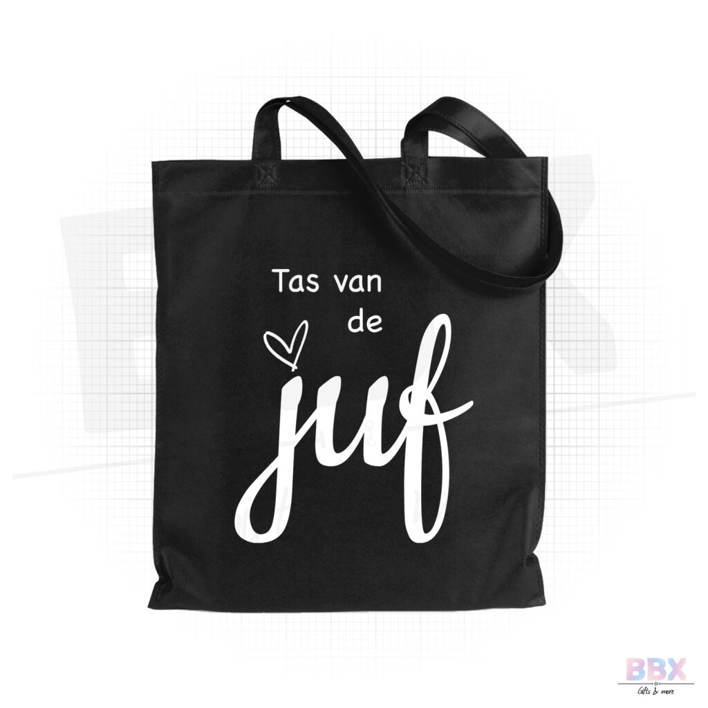 Shopper Tas 'Tas van de juf' – BBX Gifts \u0026 More