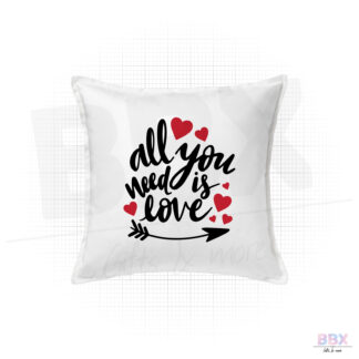 Kussenhoes 'All you need is Love' (Wit) door BBX Gifts & More