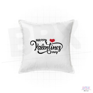 Kussenhoes 'Happy Valentines Day' (Wit) door BBX Gifts & More