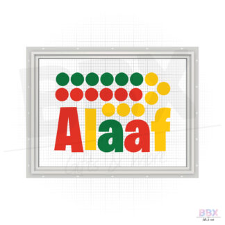 Raamsticker 'Alaaf en Confetti' (3 kleuren) door BBX Gifts & More