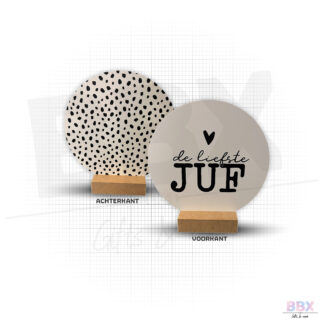 Wenscirkels 'De liefste juf / 101 dots' door BBX Gifts & More